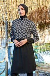 Maresiva Burkini Swimsuit 0555  Voile